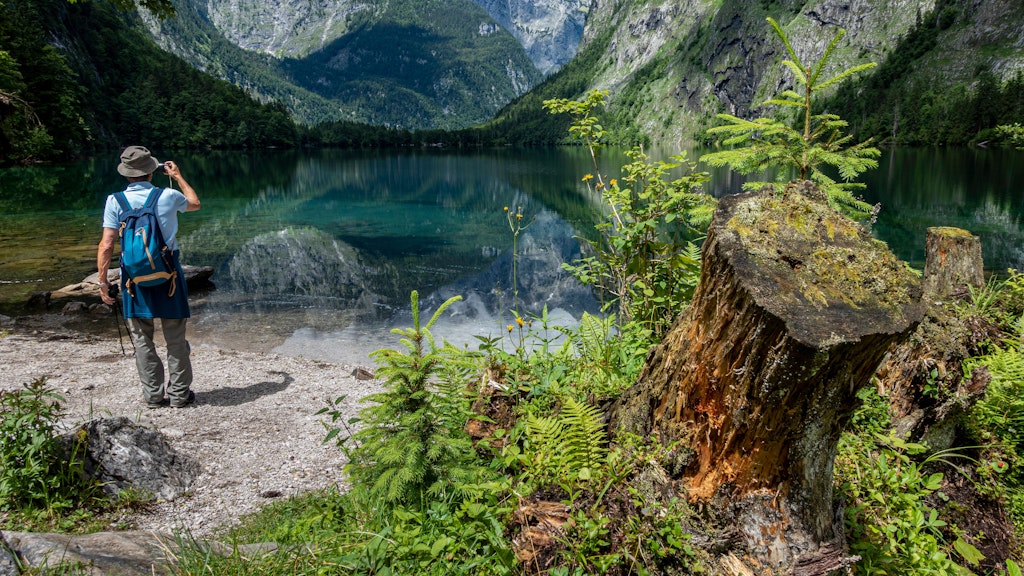 Wandern am Obersee in Bayern: Das Bertesgadener Land ist bei den Buchungen stark gefragt.
