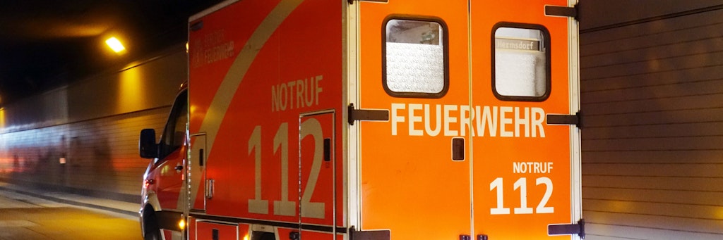 Ein Rettungswagen der Berliner Feuerwehr.