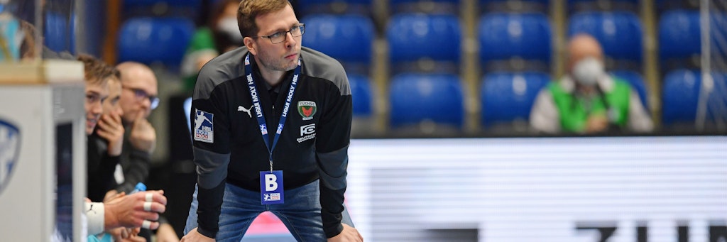 Füchse-Trainer Jaron Siewert trifft Sonntag auf Ex-Klub Essen.