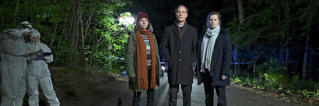 Das Dresdener „Tatort“-Team: Karin Gorniak (Karin Hanczewski), Peter Michael Schnabel (Martin Brambach) und Leo Winkler (Cornelia Gröschel).