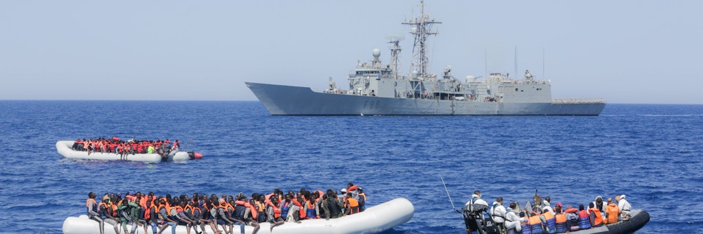 Flüchtlingsboote im Mittelmeer – Frontex soll Migranten mehrfach Richtung Türkei zurückgedrängt haben.