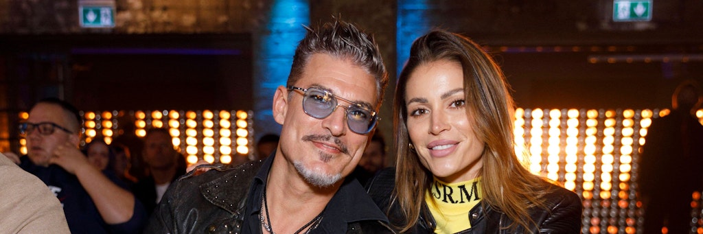 Currywurstmann Chris Töpperwien mit seiner Freundin Magalie Berghahn im September 2020 beim Promi-Boxen.