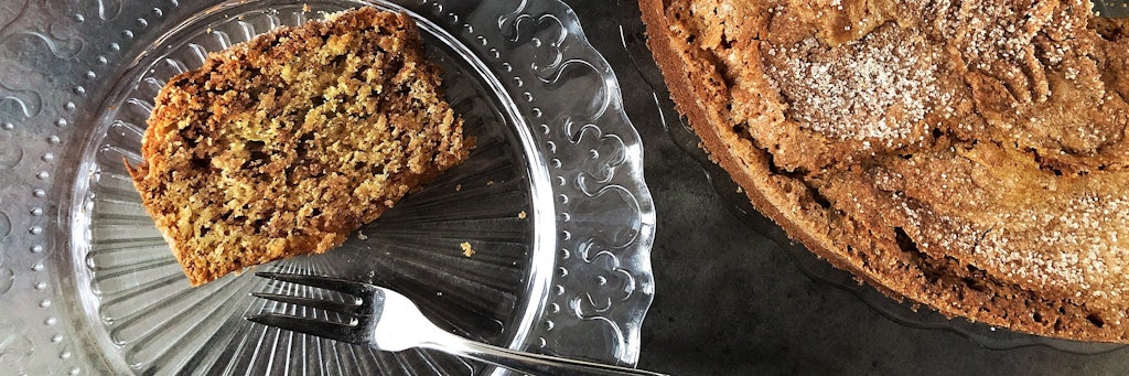 Dieser Zucker-Zimt-Küchen schmeckt einfach lecker - und verbreitet noch dazu einen herrlichen Duft in der Wohnung.