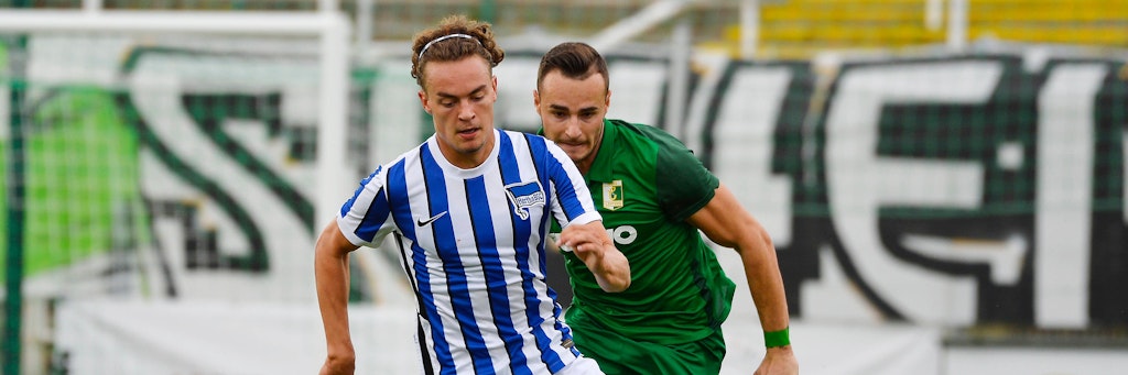Herthas Talent Ruwen Werthmüller spielt noch bei der U23. Bald könnte er eine Chance bei den Profis bekommen.