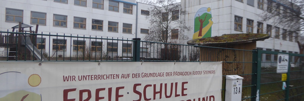 Die Freie Schule am Elsengrund in Mahlsdorf.<br>
