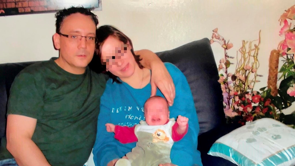 2013 war die Welt noch in Ordnung: René A. kurz nach der Geburt seiner Tochter mit seiner Freundin.