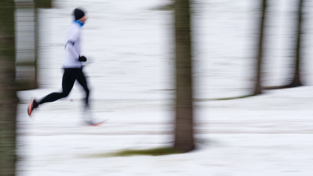 Joggen ist auch bei Minusgraden unbedenklich.