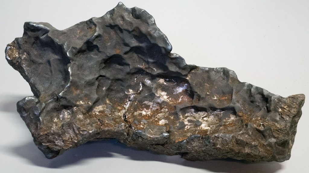 Dieser Meteorit wurde kürzlich in Schweden entdeckt.