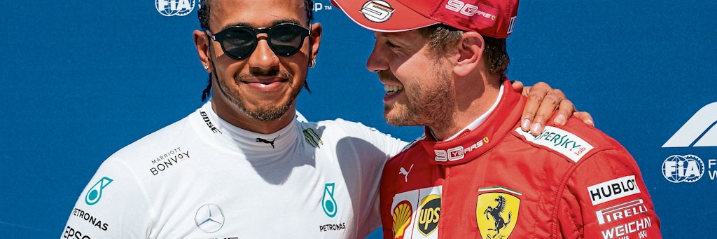 Lewis Hamilton (l.) und Sebastian Vettel verstehen sich prächtig, wären ein echtes Dream-Team. 