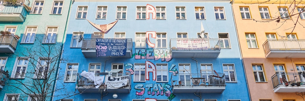 Das Chaotenhaus in der Rigaer Straße.