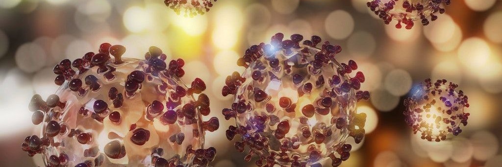 Das Coronavirus in einer Illustration.