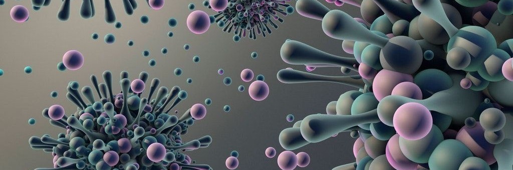 Das Coronavirus in einer Illustration