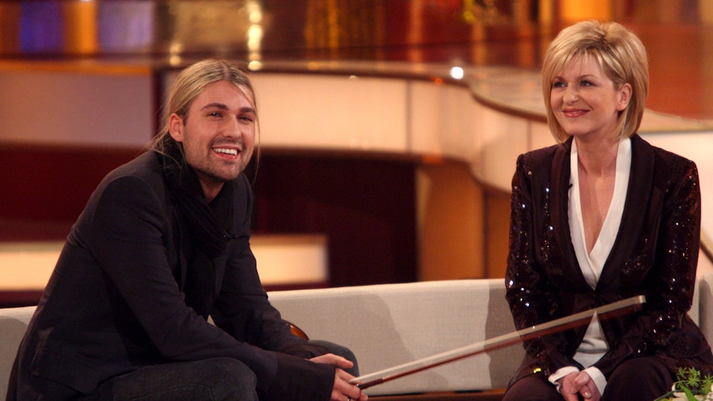 Auch Star-Geiger David Garrett war bei „Willkommen bei Carmen Nebel“ zu Gast.