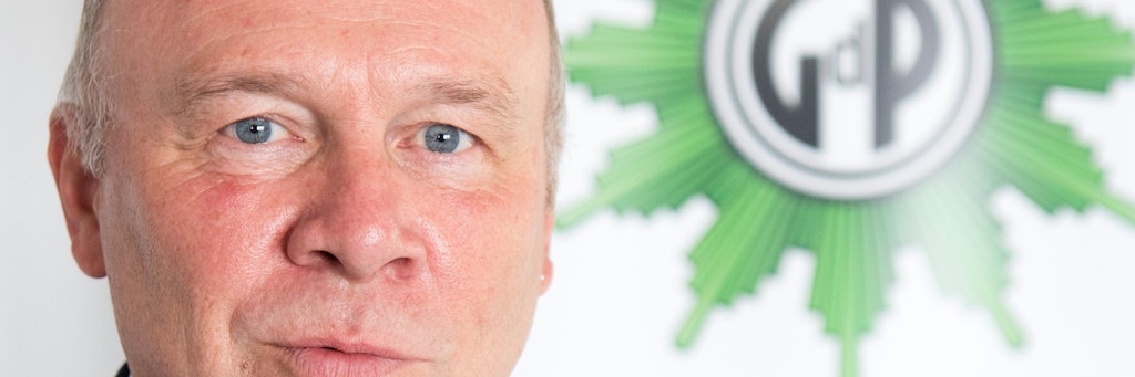 Dietmar Schilff, stellvertretender Bundesvorsitzender der Gewerkschaft der Polizei GdP.