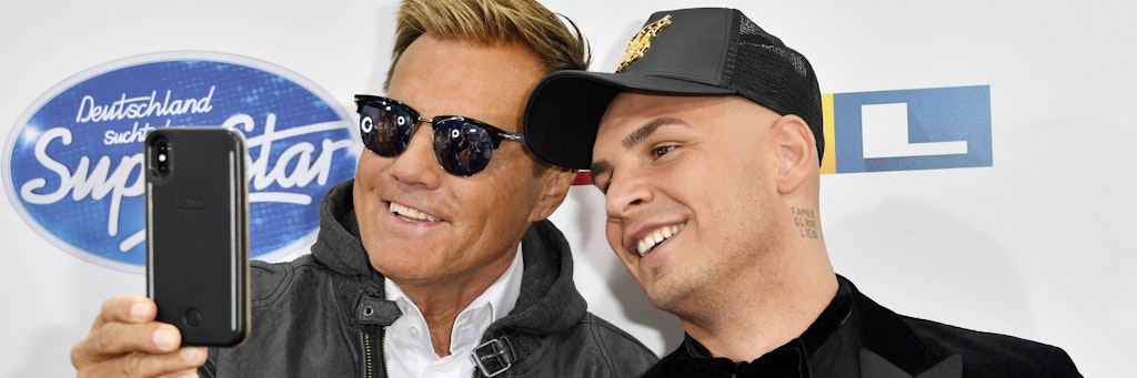 Dieter Bohlen und Pietro Lombardi sind ein Herz und eine Seele.