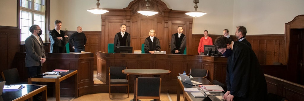 Am Berliner Landgericht wird der Fall Robert P. verhandelt. Er hat eine Frau vergewaltigt und ermordet.