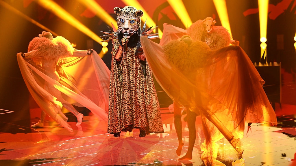 Auch der Leopard ist noch im Rennen um den „Masked Singer“-Pokal.