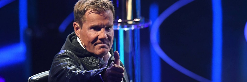 Dieter Bohlen am Jury-Pult von „Deutschland sucht den Superstar“.