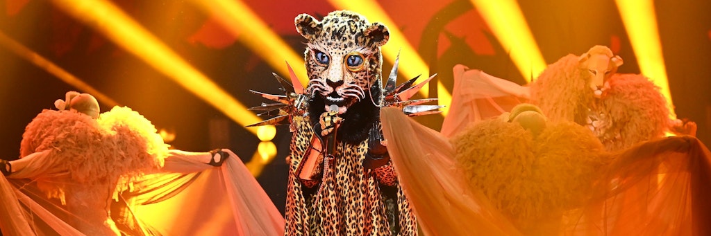 Der Leopard ist einer der verbleibenden Teilnehmer bei „The Masked Singer“.