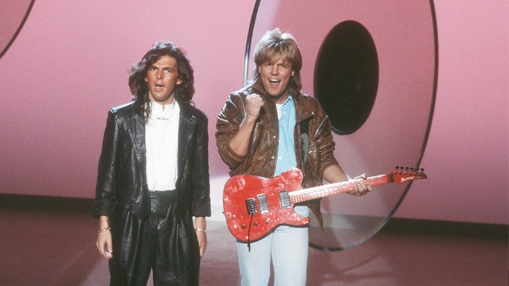 Thomas Anders und Dieter Bohlen zu gemeinsamen Modern Talking-Zeiten. Folgt Anders nun auf Bohlen?