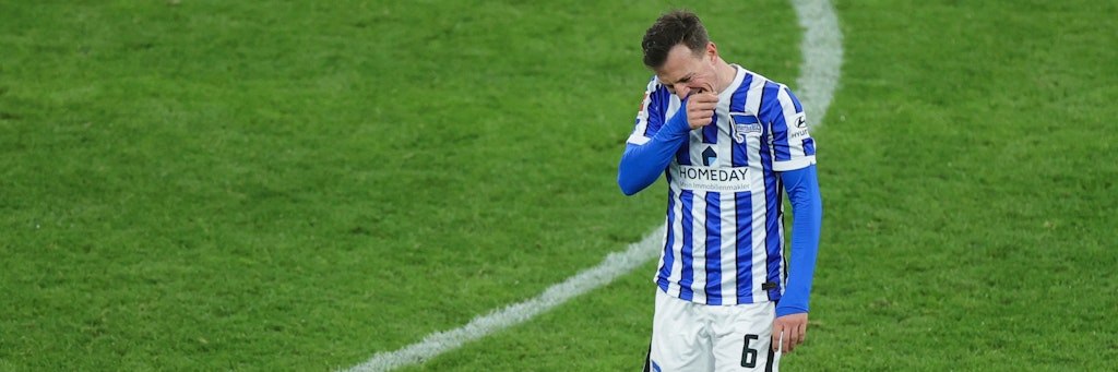 Herthas Vladimir Darida war von seinem Foul an Reus selbst geschockt.