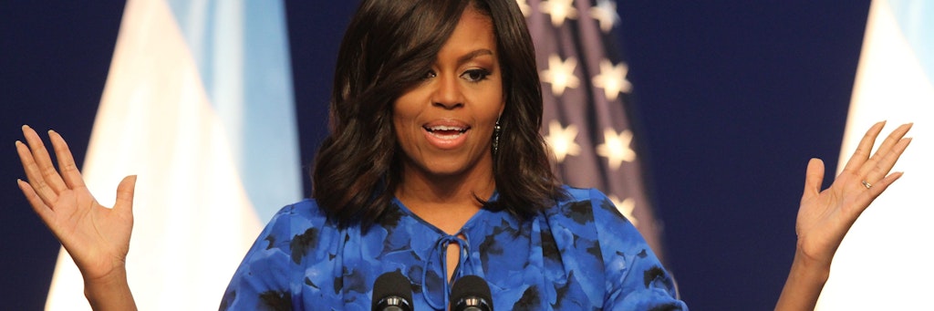 Die ehemalige First Lady der Vereinigten Staaten, Michelle Obama. 