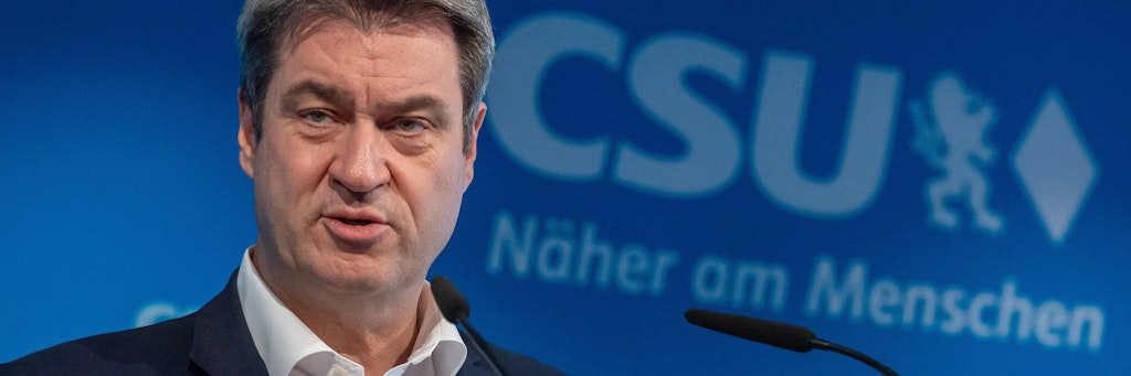 Bayerns Ministerpräsident, Markus Söder (CSU).