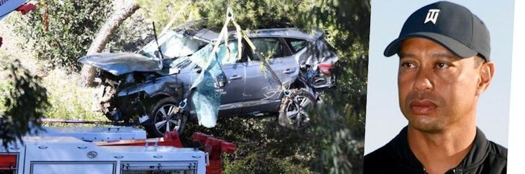 Der Golf-Superstar Tiger Woods hatte Ende Februar einen schweren Autounfall.