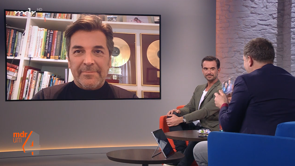 Florian Silbereisen und Thomas Anders talkten im MDR mit René Kindermann über ihre Musik-Projekte - doch dann ging es plötzlich um „The Masked Singer“.