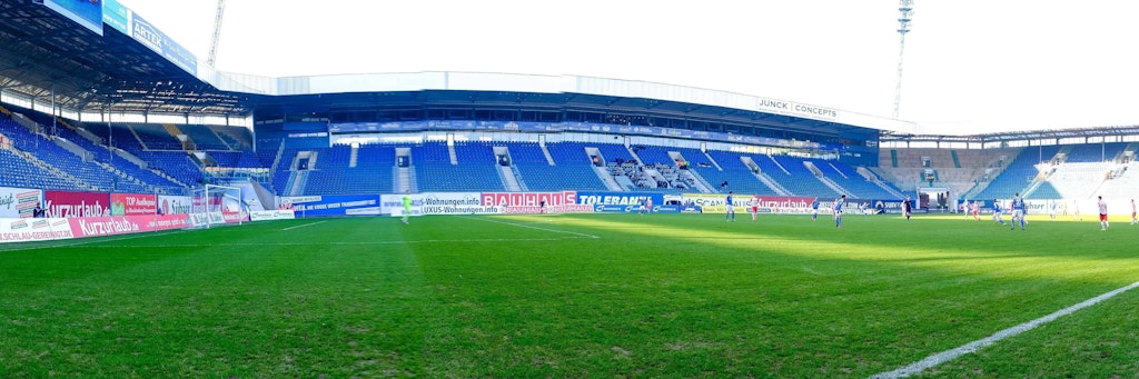 Das Ostseestadion in Rostock
