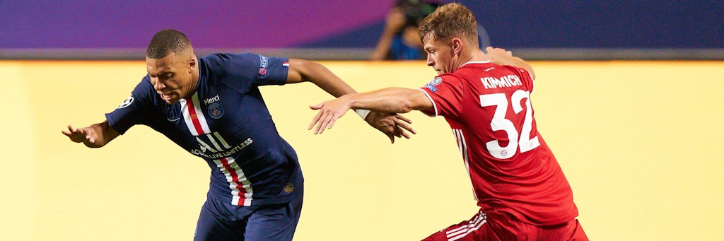 Kylian Mbappé und Joshua Kimmich treffen nach dem Finale der Königsklasse 2019 nun im Viertelfinale der Champions League aufeinander.