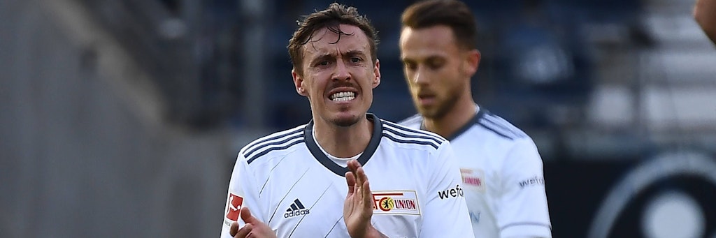Max Kruse jubelt kaum über seinen Treffer, er will lieber sein Team weiter antreiben.