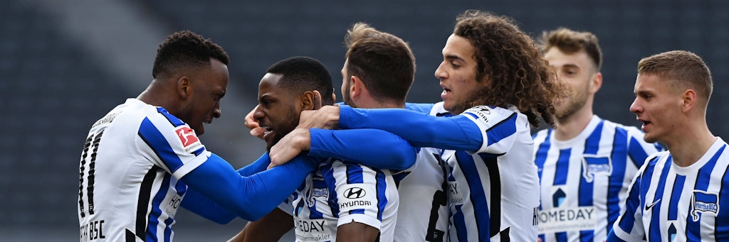 Jubel, Trubel, Heiterkeit: Hertha BSC gewinnt gegen Leverkusen 3:0. 