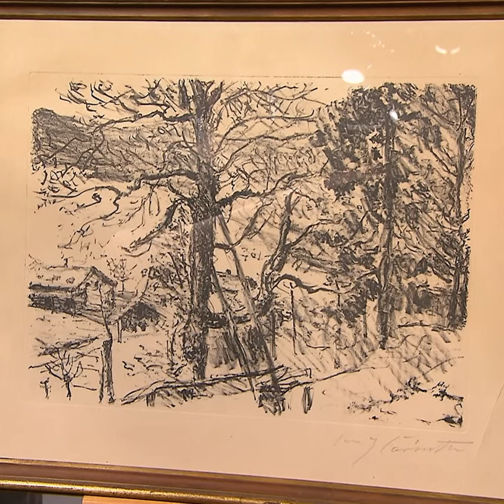 Das Bild, das bei „Bares für Rares“ verkauft wurde, zeigt eine Wald-Szene.