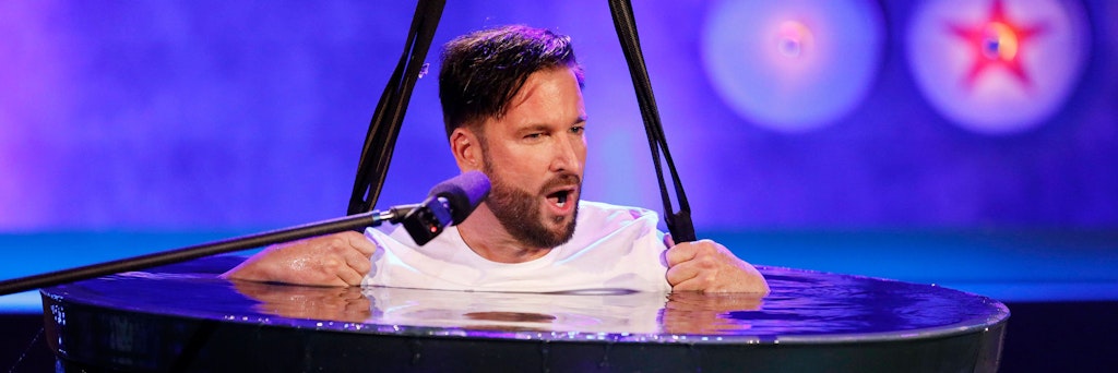 Michael Wendler im Rahmen einer TV-Show im März 2020.