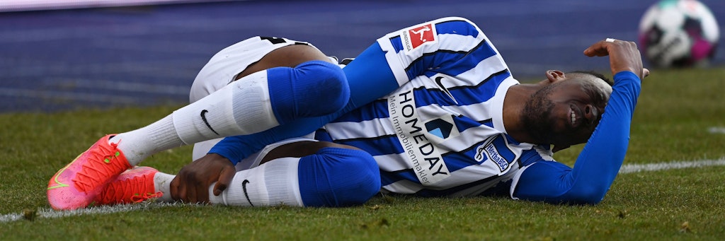 Im Abstiegskampf müssen Dodi Lukebakio und seine Teamkollegen bei Hertha BSC dahin gehen, wo es auch mal wehtut.