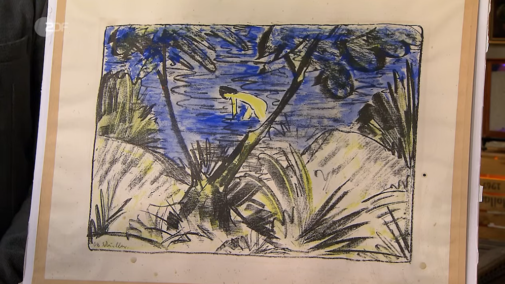 Dieses Bild von Otto Mueller kam bei „Bares für Rares“ unter den Hammer.