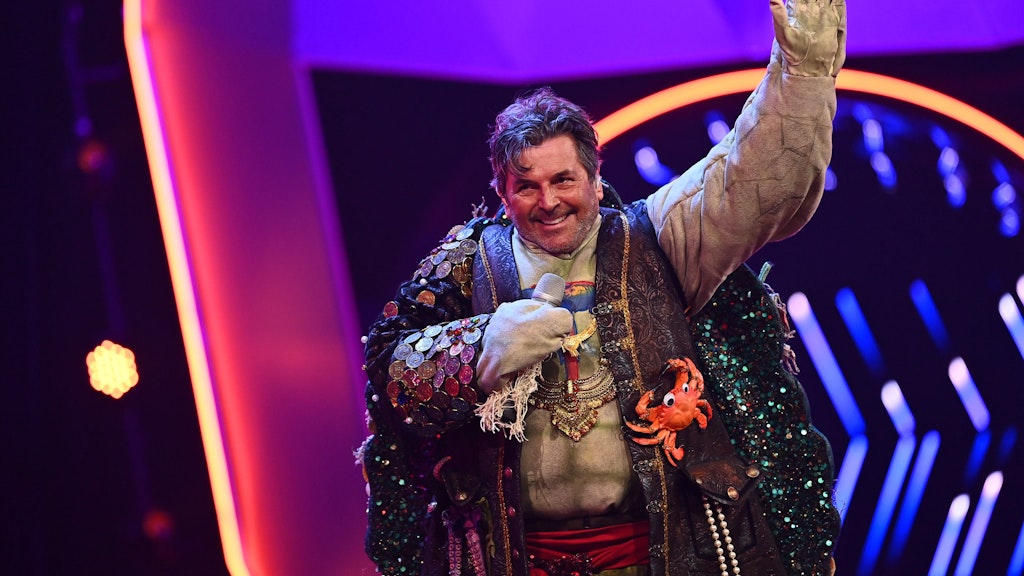 Er war die Schildkröte: Sänger Thomas Anders steckte bei „The Masked Singer“ im gepanzerten Kostüm.