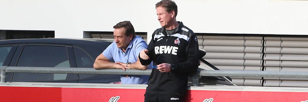 Wie lange hält Kölns Sportdirektor Horst Heldt noch zu Trainer Markus Gisdol? 