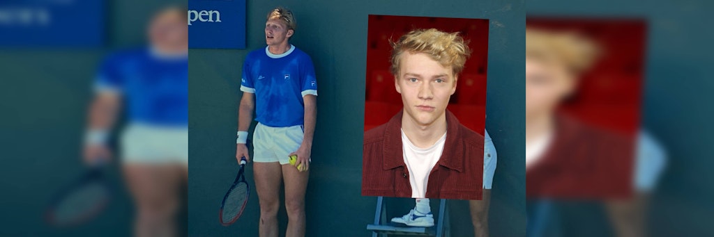 Boris Becker im Jahr 1991 auf dem Tennisplatz. Seine Karriere soll nun verfilmt werden. Schauspieler Bruno Alexander übernimmt die Rolle des Tennis-Helden.