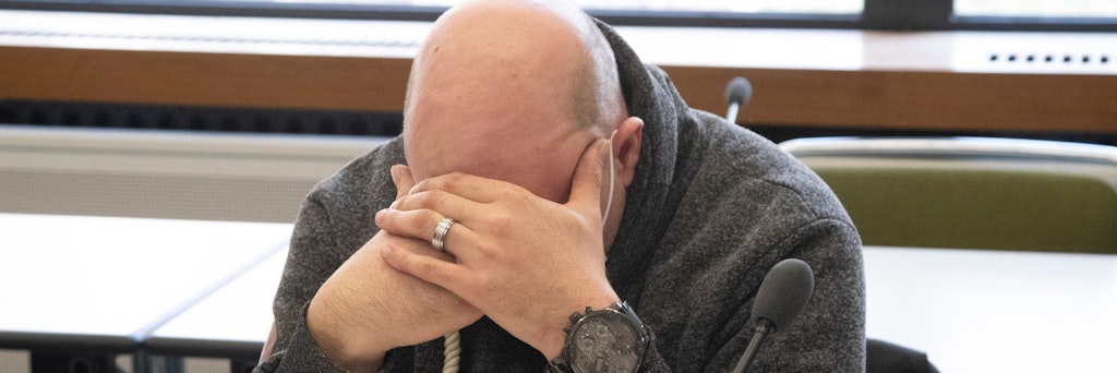 Der Angeklagte Steven P. (35).