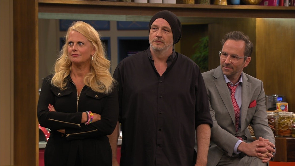 Auch mit dabei: Barbara Schöneberger, Torsten Sträter und Kurt Krömer (v. li.).