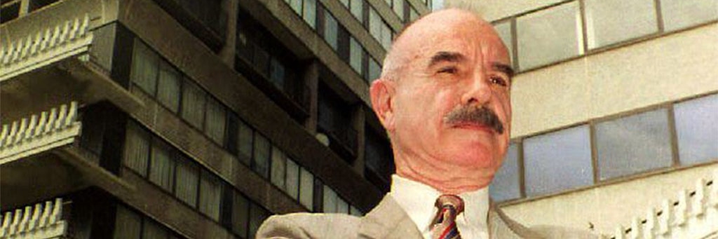 G. Gordon Liddy, einer der Watergate-Verschwörer, auf einem Archivbild aus dem Jahr 1992