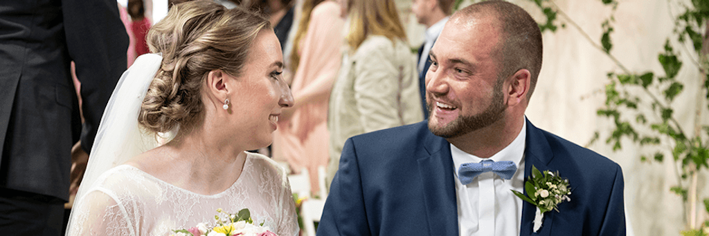 Heirateten in der sechsten Staffel von „Hochzeit auf den ersten Blick“: Melissa und Philipp.
