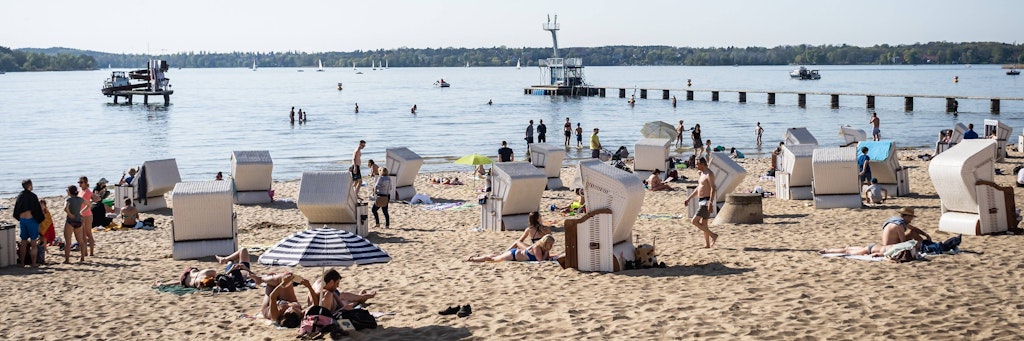 Das Strandbad Wannsee gehört für viele zum Berliner Sommer.