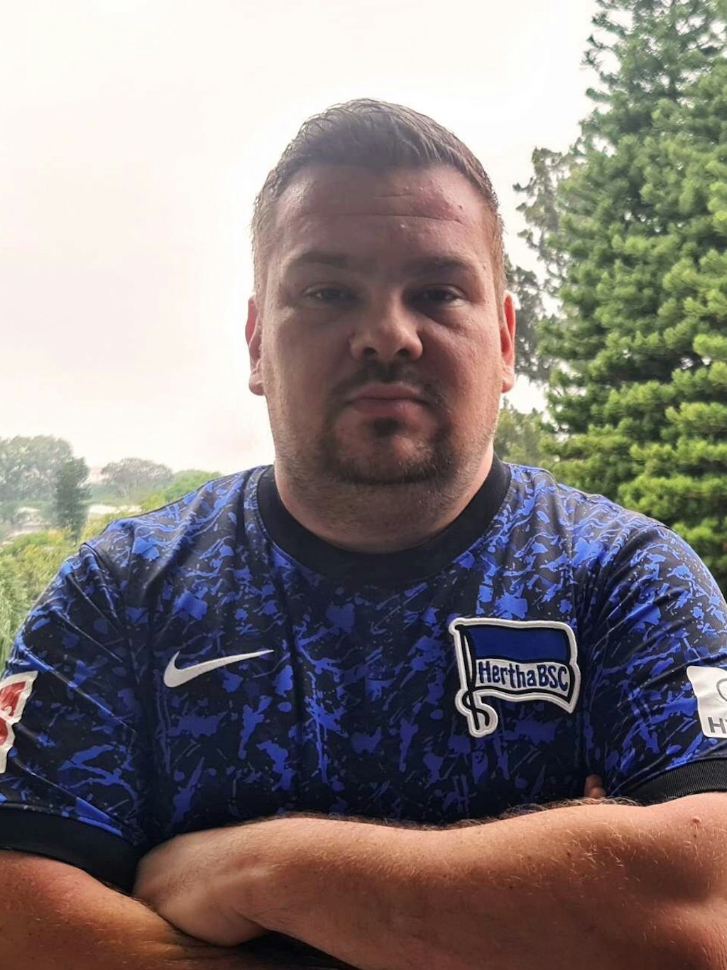 Hertha-Fan Steffen Scholz lebt seit 17 Jahren am Kap.