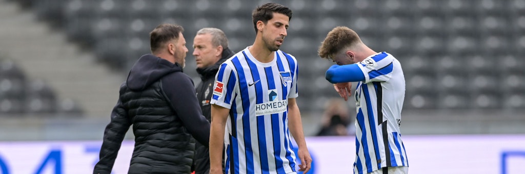 Herthas Sami Khedira sprach nach dem wilden 2:2 gegen Mönchengladbach vielen Fans aus der Seele. 