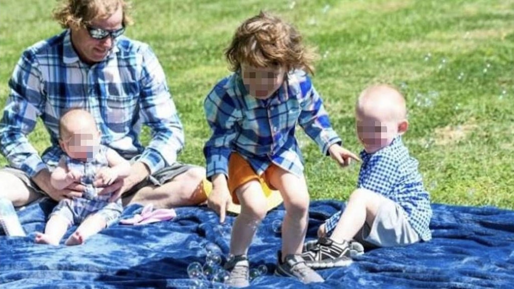 Dieses Bild von sich und seinen verstorbenen Kindern stellte Erik Denton auf die Website „Gofundme“, um Spenden zu sammeln.