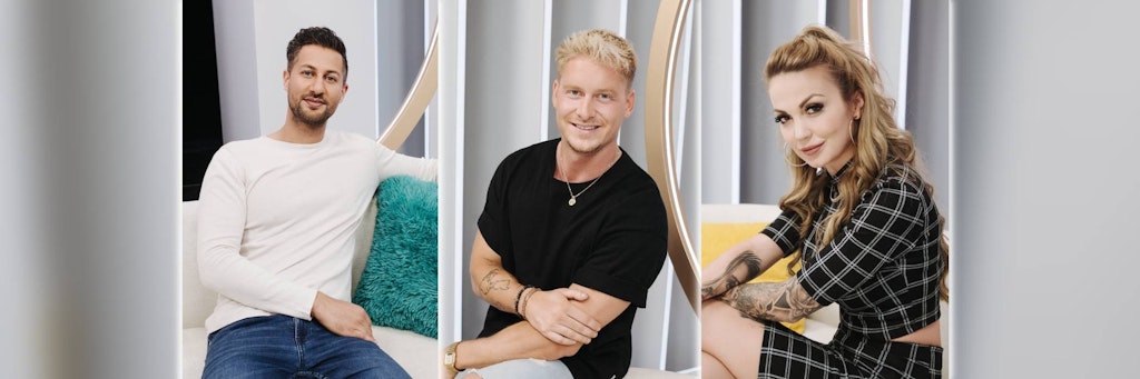 Martin, René und Angie (v.l) waren bereits vor „5 Senses for Love“ in TV-Sendungen zu sehen. 
