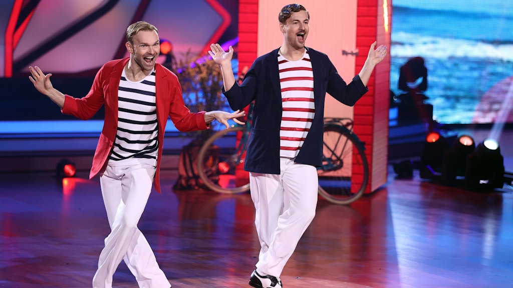 Überzeugt bei „Let's Dance“ mit seinem Tanz-Partner Vadim Garbuzov auf ganzer Linie: Nicolas Puschmann (r.) 